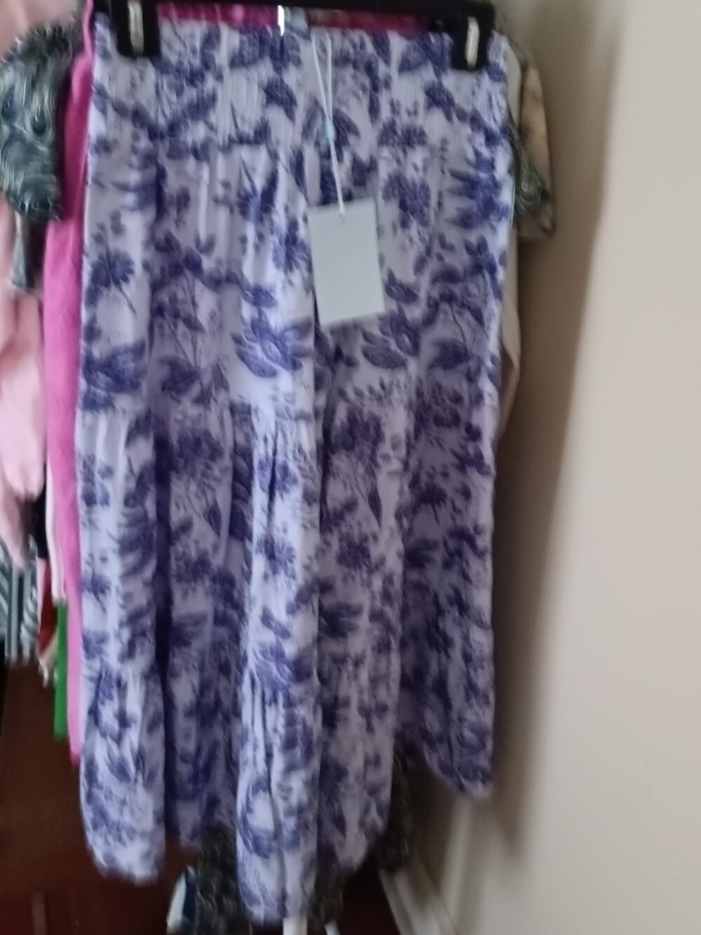 NWT Hill House Lilac Tonal Floral The Florence Nap Skirt Size XS - Picture 4 of 7